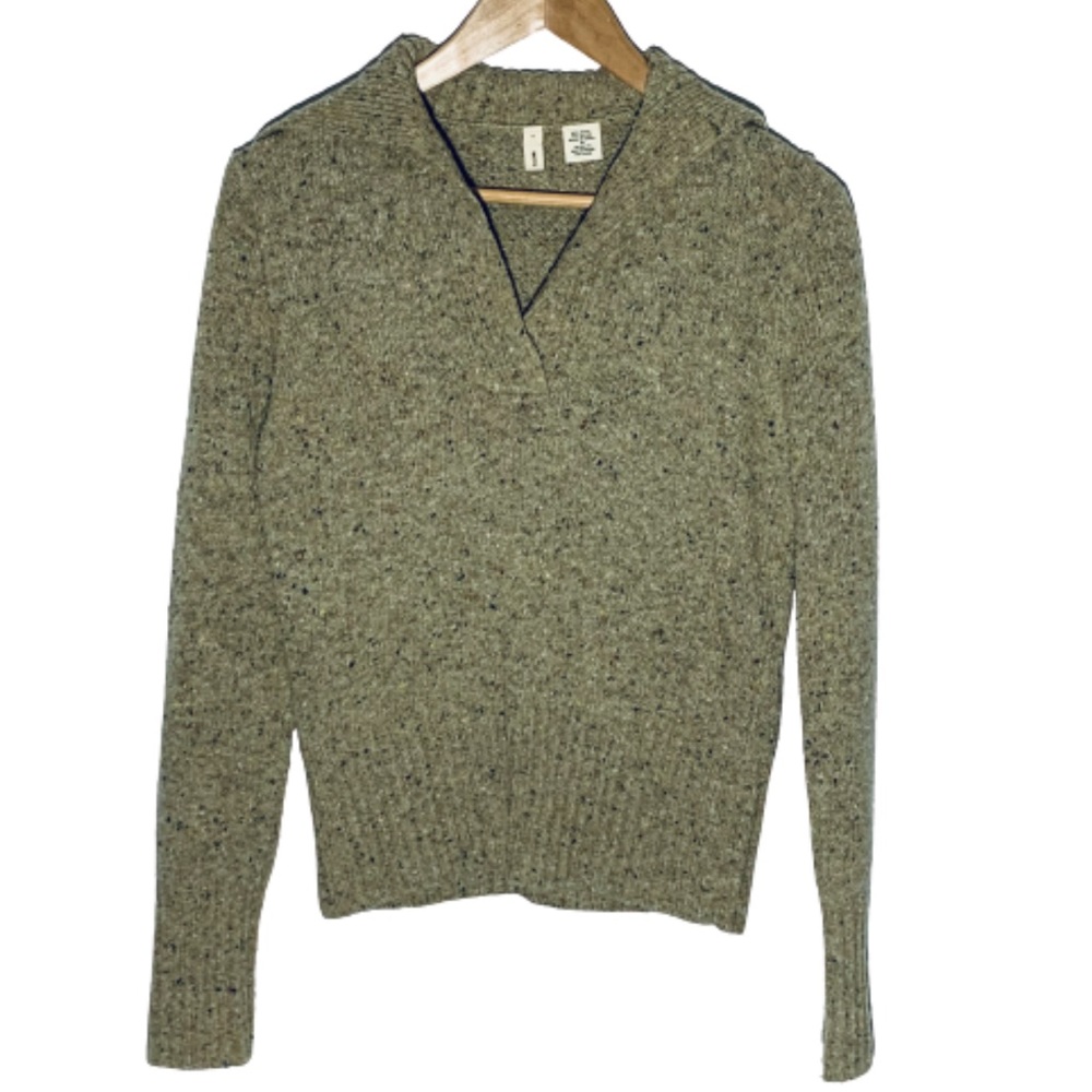 Anthropologie Green Sweater